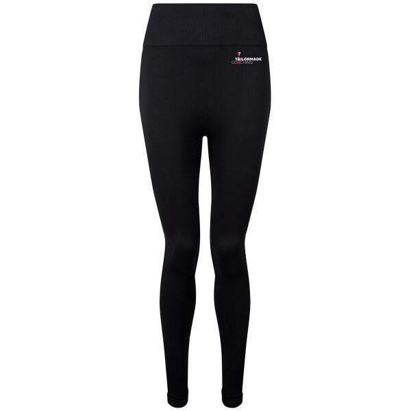 Tailor Made Coaching  - Seamless '3D Fit' multi-sport sculpt solid colour leggings Thumbnail